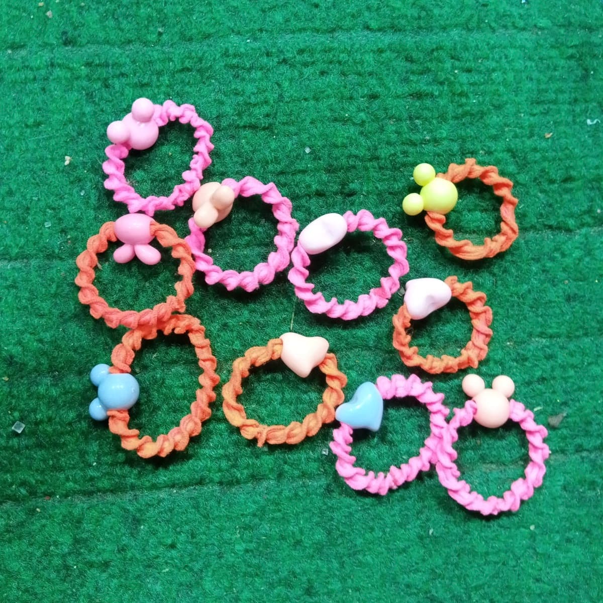 Pack Of 10 Hair Ponies, Multicolor Elastic Hair Tie, Charm Angel Girl Hair Pony, Cute Small Hair Ties For Girls, Elastic Hair Styling Accessories, Seamless Cotton Hair Ties Pack Of 10 Hair Ponies, Multicolor Elastic Hair Tie, Charm Angel Girl Hair Pony, Cute Small Hair Ties For Girls, Elastic Hair Styling Accessories, Seamless Cotton Hair Ties
